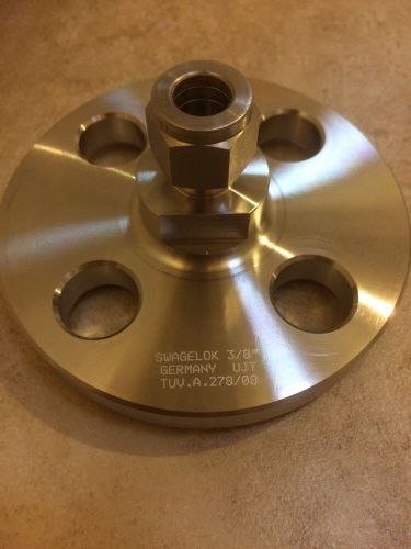 Swagelok tubing flange adapters model ss-600-f8-150 1/2&#034; 150# 3/8&#034; tubing 316ss for sale