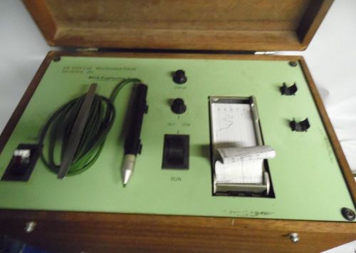 Vintage Durham 10 Block Engineering Wood Case Runs Tonometer Optometry Decor
