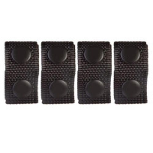 Uncle Mike&#039;s 89080 Sentinel Belt Keepers Durable Nylon (Set of 4) Black Web