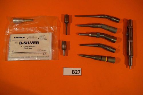 Lot of Orthopedic Drill Heads &amp; Motor Anspach/Hall/Stryker/3M