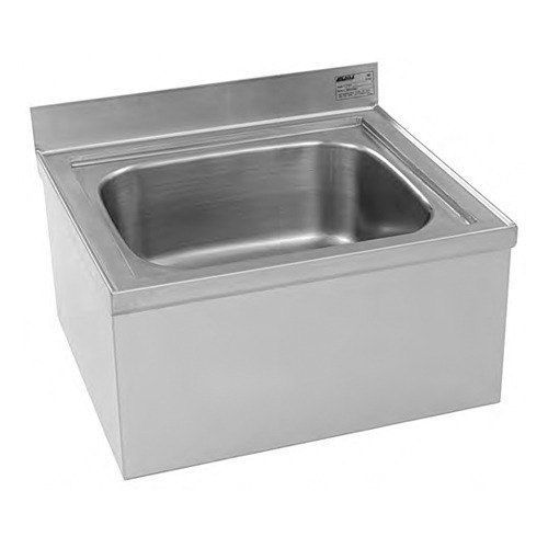 Eagle group stainless steel floor mount mop sink w/ 12in deep bowl - f1916-12-x for sale
