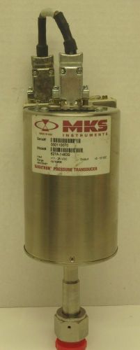 MKS Baratron 10 TORR Pressure Transducer 627A-14639 &amp; Signal Conditioner 1/2 VCR