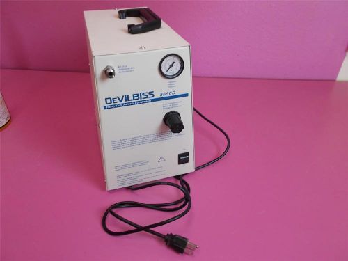 Devilbiss 8650d medical respiratory air compressor mint for sale
