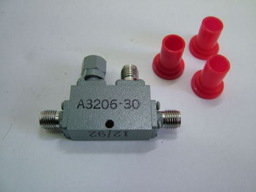 Directional Coupler 7 - 12.4GHz 30dB 50W SMA A3206-30 NEW   X Band