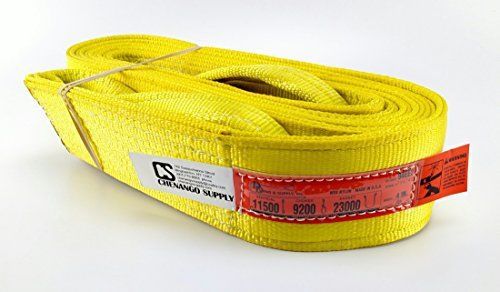 DD Sling USA Made. Multiple Sizes in Listing! 4&#034; x 20, 2 Ply Twisted Eye, Nylon