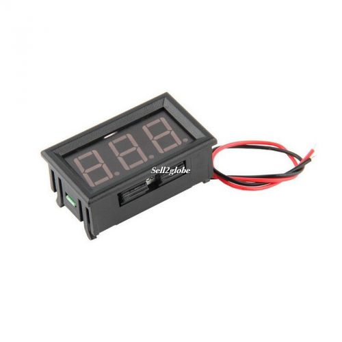 2 Wire 0.56 &#034;LED Mini Digital Voltmeter AC 60-500V LED Voltage Panel Meter G8