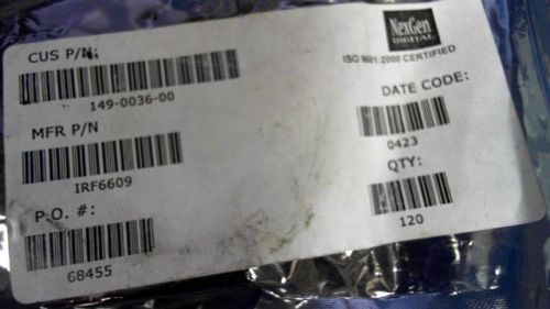 30-pcs n-channel 20v 31a ir irf6609 6609 for sale