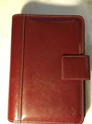 RED Classic 7, 3/4&#034; rings, Franklin Covey Planner EASYPLAN Ringbound Binder Used