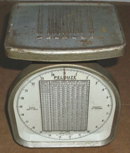 1954 RARE PELOUZE Y-25 POSTAL SCALE VERY COOL COLLECTIBLE THAT YOU CAN USE LOOK!