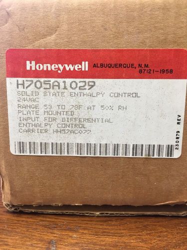Honeywell H705a1029 Solid State Enthalpy Control - Carrier HH57AC077