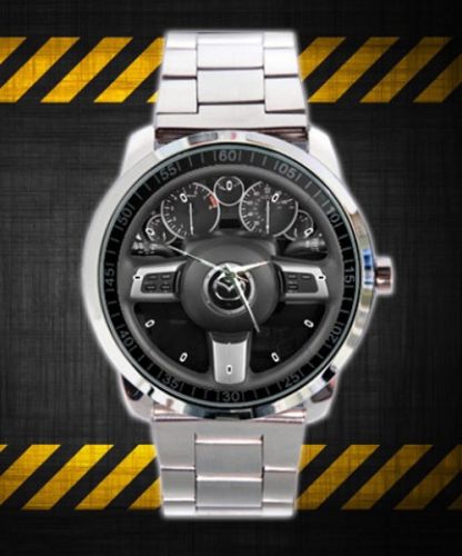 NEW 2011 Mazda Mx 5 Miata Steering Wheel Watch New Design On Sport Metal Watch
