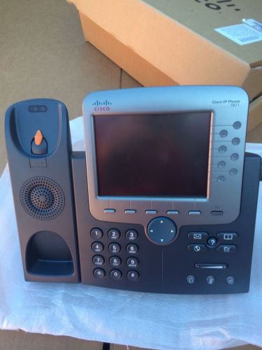 CISCO CP-7971G-GE 8 BUTTON (LINE) VoIP COLOR LCD TOUCH SCREEN GIGABIT PHONE
