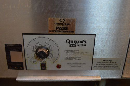 Holman &#034;Quizno&#039;s&#034; Electric Conveyor Pizza Oven