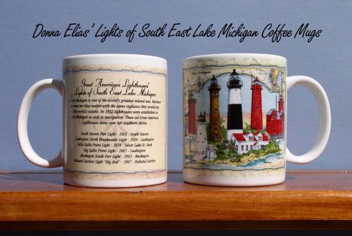 72 Michigan Lighthouse Coffee Mugs - Close Out - 75% OFF &amp; FREE SHIPPING