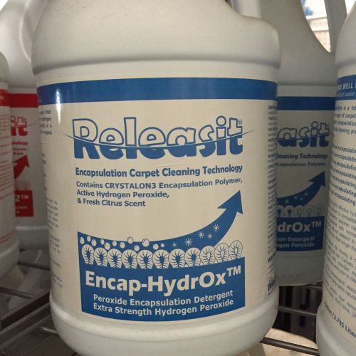 Releasit encap-hydrox 4 gallon case encapsulation carpet cleaning products for sale