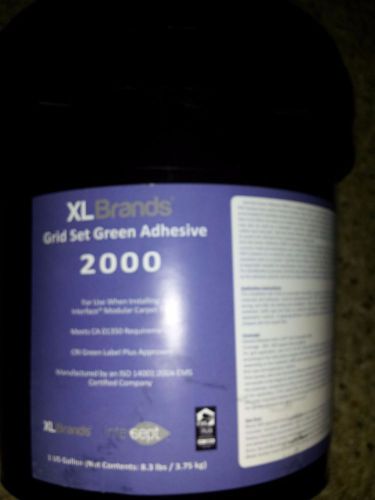 XL Brands Grid Set Green Glue 2000 one Gallon New 9-2-2015 FULL GALLON UN-OPENED
