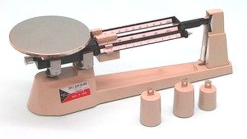 Seoh triple beam balance capacity 2610 gm x 0.1 gm with hanging weights for sale