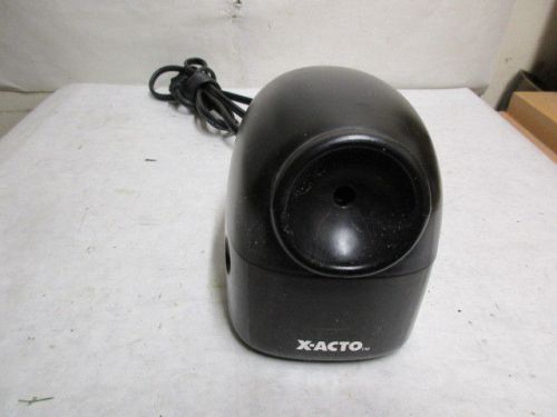 X-ACTO Black Electric Pencil Sharpener Model 19208 - good shape - Estate Listing