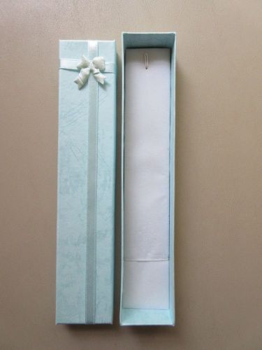 Paper Gift Box 1.5&#034; by 8&#034; by1&#034; Lot of 2 Jewelry Watch Multi-Use NEW