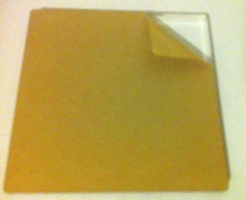 Qty 3 laser cut 3&#034; x 3&#034; sheets 1/8&#034;  clear acrylic great for crafts low price