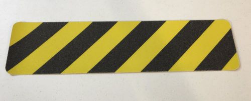 Abrasive Anti Slip Safety Tape Non Skid Stair Grit Step Treads Black Yellow 5 pc