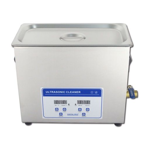 6.5l digital ultrasonic cleaner machine with timer heated cleaning tank for sale