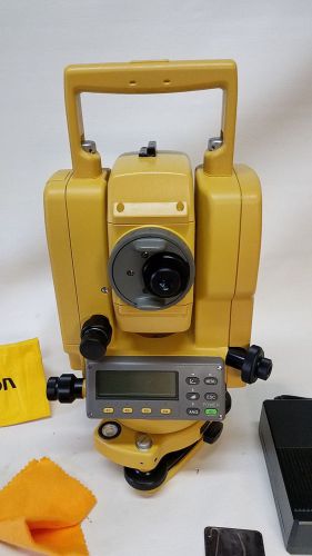 Topcon GTS-211D Total Station Transit padded backpack Case, batteries, accessory