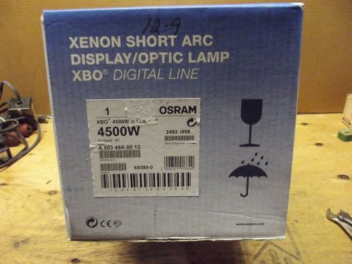 NEW! Osram Xenon Short Arc Display/Optic Lamp XBO Digital Line 4500 Watt