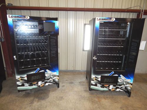 Cribmaster toolbox inventory management system vending machines, pair ,winware for sale