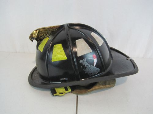 Cairns firefighter black helmet turnout bunker gear model 1044 with eagle (h524) for sale