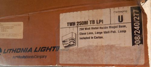 Lithonia Wall pack light 250 watt Metal Halide with bulb Used working.
