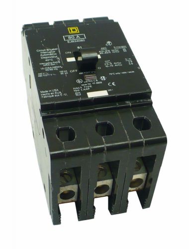 Square D EJB34080 80 Amp Circuit Breaker (C4)