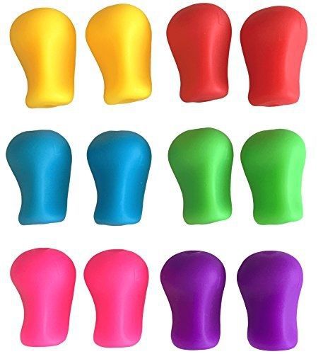 Ionox pencil grips 12-count assorted colors 6.5mm ion-pg12 for sale