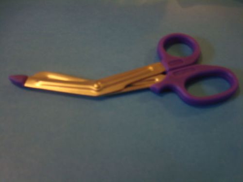 12 Pieces EMT Utility Scissors 5.5&#034; (Purple Handle)