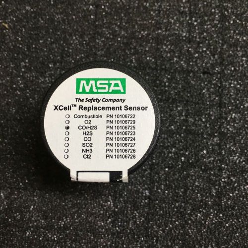 Msa co/h2s xcell replacement sensor pn 10106725 for sale