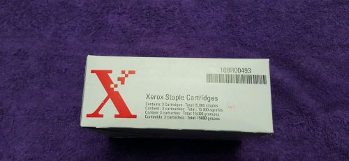 Genuine Xerox Staple Cartridges (3) 108R00493