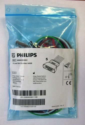 Philips 5 Lead Set Grabber AAMI, 989803152051