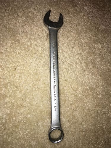 proto CHALLENGER 3/4 INCH OPEN END COMBINATION WRENCH stanley USA MADE 6124