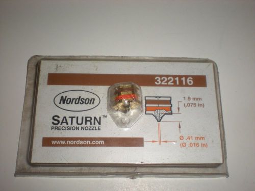 NORDSON SATURN 32216 1.9mm 0.4mm PRECISION NOZZLE NEW