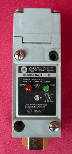 Allen-Bradley 802PR-LBAJ1 Inductive Proximity Sensor Series E(without orig. box)