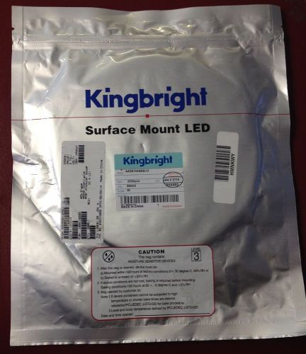 KINGBRIGHT AA2810ASES/J3 RED Surface Mount LED LOT OF 2000 pieces reel NEW