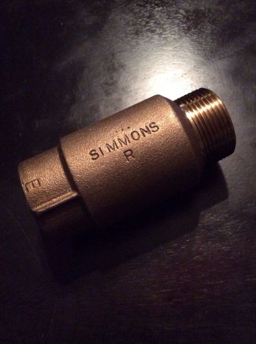 Simmons, 618-Sb Submersible Check Valve, 1/4&#034; X 1/4&#034; Lead Free