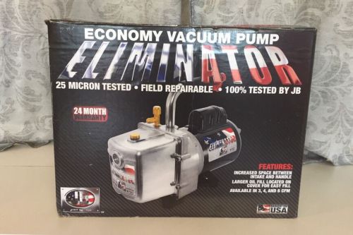 Jb industries economy vacuum pump - eliminator 6cfm - dv6e for sale