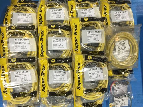 Lot of 28 Super Trex TPC Wires/Cordsets 84300 84903 New In Bag G1