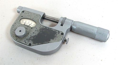 Nice! fowler 0-1&#034; dial indicating micrometer .0001&#034; for sale