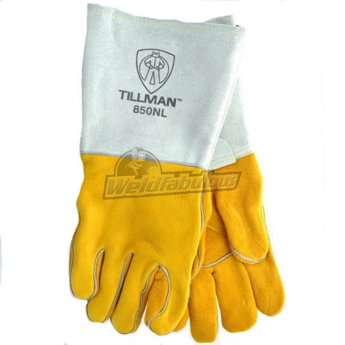 Tillman 850N Premium Golden Elkskin, Nomex Back Welding Gloves, Large