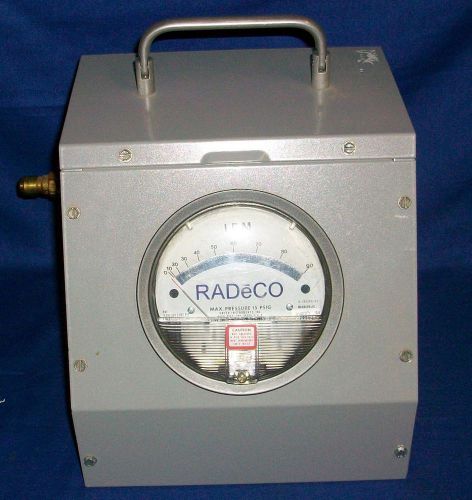 Radeco SAIC Air Flow Calibrator 0 to 60 LPM Model C812