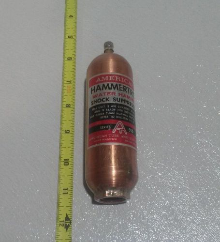 American Water hammer schock suppressor Mod. #501 inlet size 1/2&#034; NPFT