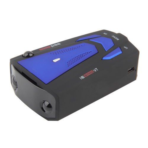 Blue GPS Car Radar Detector Laser VG-2 V7 LED display 360 degree Best