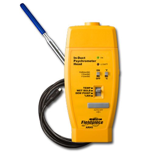 Fieldpiece arh5 psychrometer accessory for induct measurements for sale